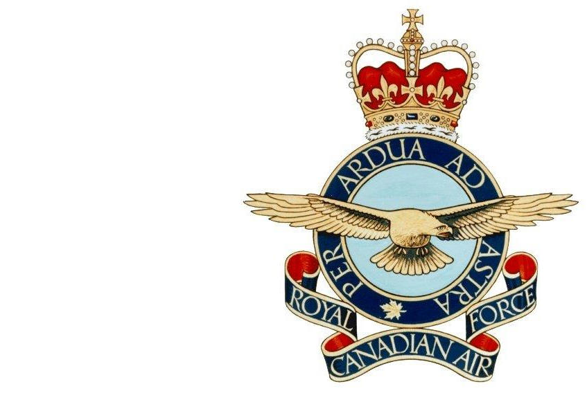 RCAF Badge worn by G/Capt McLeod at retirement