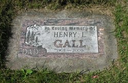 Spr Henry Gall's grave marker in the Golden Community Cemetery, Golden BC