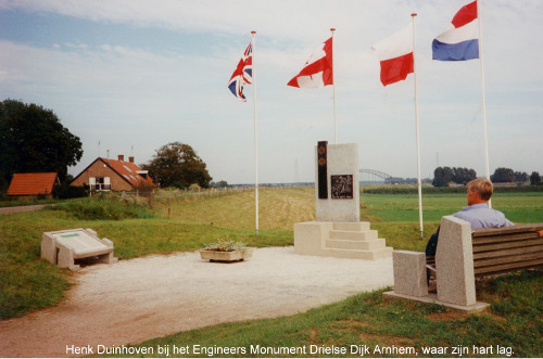Henk Duinhoven at Engineer Memorial