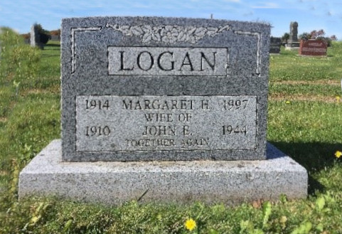 Logan, Spr John memorial in Robie Street Cemetery, Truo, NS.jpg