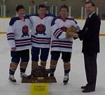 CME Col Comdt A.C. Brown with Pacific Beaver Cup 2000 Winners