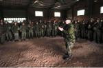 Commander Canadian Army, LGen P.J. Devlin, addresses 4 ESR at the conclusion of SAPPER STAKES 2012 // Le commandant de l’Armée canadienne, le Lgén P.J. Devlin, parle aux membres du 4 RAG à la fin de Sapper Stakes 2012