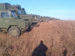 12 Field Squadron Vehicles Marshalled at the End of the Exercise // Vehicules du 12e Escadron de campagne rassemblés à la fin de l’exercice