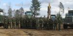 25 Support Squadron Heavy Equipment Troop at the Valour School task site // La troupe d’équipement lourd du 25e Escadron de soutien sur le chantier de l’école Valour
