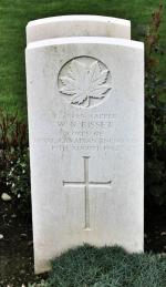 Gravestone for Spr William Nichol Bisset in the Dieppe Canadian War Cemetery, Hautot-sur-Mer, France Gravestone for Spr William Nichol Bisset in the Dieppe Canadian War Cemetery, Hautot-sur-Mer, France
