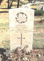 Lt Hugh Campbell Carey in the Agira Canadian War Cemetery Lt Hugh Campbell Carey in the Agira Canadian War Cemetery