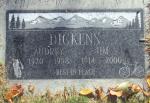 Jim Dickens' Grave Marker in Kimberley Cemetery