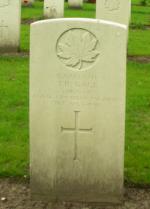 L/Cpl Thomas Richard Gage Grave in Dieppe Canadian Cemetery L/Cpl Thomas Richard Gage Grave in Dieppe Canadian Cemetery