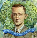 Portait of Maj Cameron from the mural at the Military Museum in Calgary, AB Portait of Maj Cameron from the mural at the Military Museum in Calgary, AB