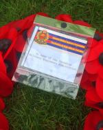 CMEA sponsored wreath laid in tribute to Lt James Martin, 23rd Fd Coy, Holten Cemetery Nov 17