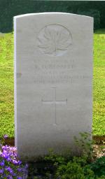Headstone of Cpl Daniel Thomas Russell in the Dieppe Canadian War Cemetery, Hautot-sur-Mer, France Headstone of Cpl Daniel Thomas Russell in the Dieppe Canadian War Cemetery, Hautot-sur-Mer, France
