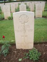 Spr Elmer Vernon Stewart's Headstone in the Cassino Commonwealth Cemetery