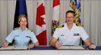 The same document was signed in Esquimalt, B.C., on April 8, 2015 by Col Quinn and Capt(N) Steven Waddell, the Base Commander. // Le même document a été signé à Esquimalt (C.-B), le 8 avril 2015 par le Col Quinn et le Capv Steven Waddell, le commandant de la base.
