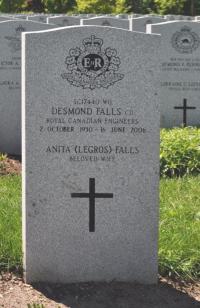 Sgt Desmond Falls (Ret'd), CD Beechwood Cemetery, Ottawa, ON