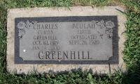 Charles Curtis Greenhill's grave marker in Saint Anne's Anglican Cemetery in London