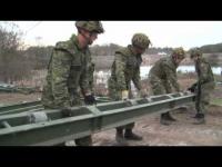 3-minute Army News video covering an MGB build in Meaford.