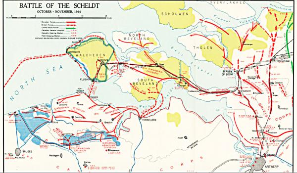 First Canadian Army in the Battle of the Scheldt - October-November 1944