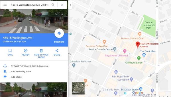 Location Map - Chilliwack Military Museum