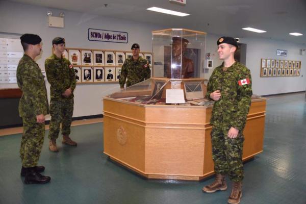 Display of Capt Mitchell's Medals 