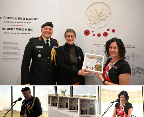 Colonel Jason Galuga, a local Mayor and Lise Galuga