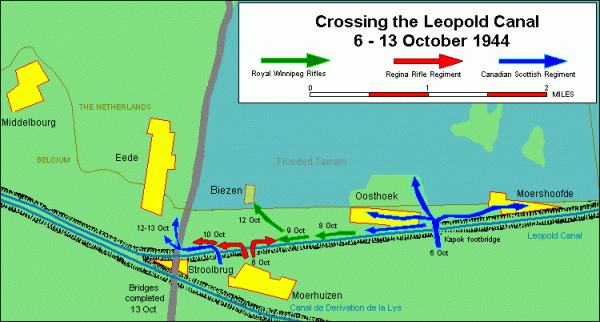 Leopold Canal Bridgehead 6 - 13 October 1944