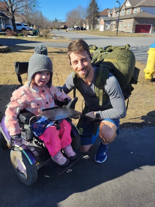 Maj Brent McIntyre and his daughter Raechel