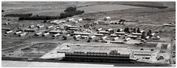 Nicosia Airport with part of the UNFICYP camp in the background Nicosia Airport with part of the UNFICYP camp in the background