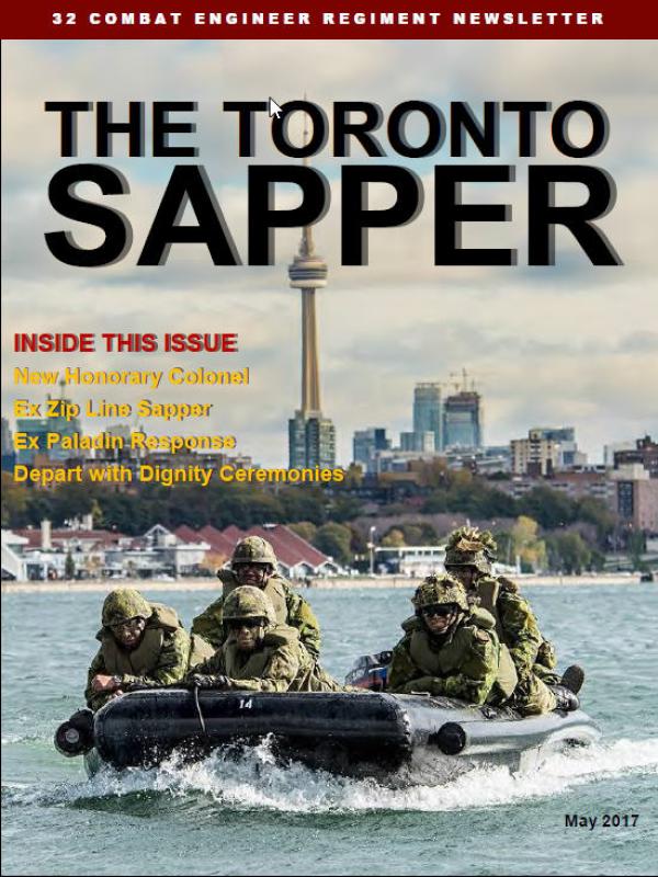 Toronto Sapper May 2017
