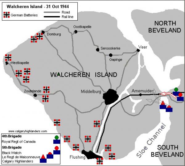 Walcheren Island 31 October 1944