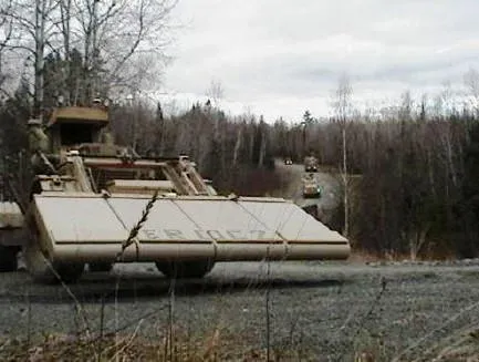 An EROC section ensuring the safety of a route from the IED threat
