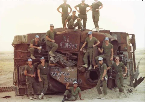 Sappers from 1 CER in Kuwait