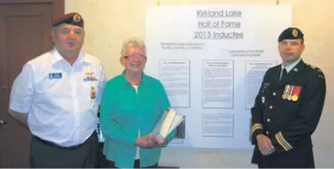 Karl Ozols, Pat Hastie and Major Francis Moreau