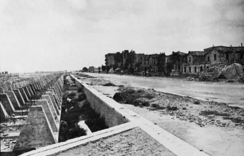 Antitank defences outside Rimini