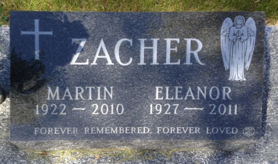 Spr Martin Zacher, (Ret’d) Headstone, Medicine Hat, AB